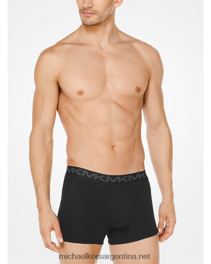 hombres negro Pack de 3 calzoncillos bóxer de algodón Michael Kors T46HB03174