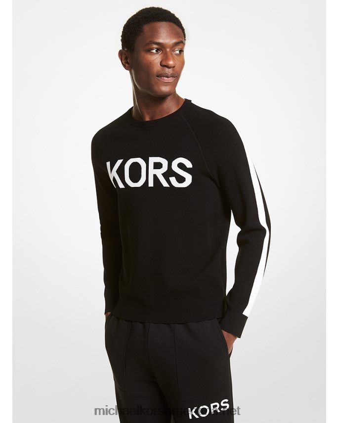 hombres blanco negro jersey de viscosa stretch kors Michael Kors T46HB03071