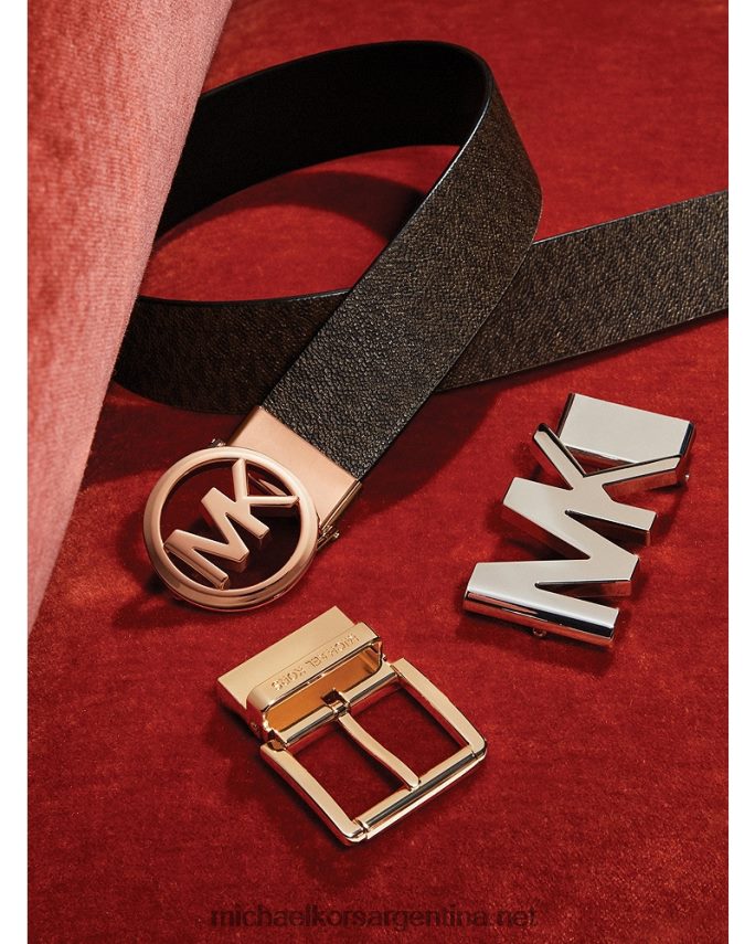 mujer marrón/equipaje Juego de cinturones con logo 4 en 1 Michael Kors T46HB02684