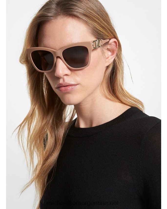 mujer camello gafas de sol cuadradas imperio Michael Kors T46HB02555