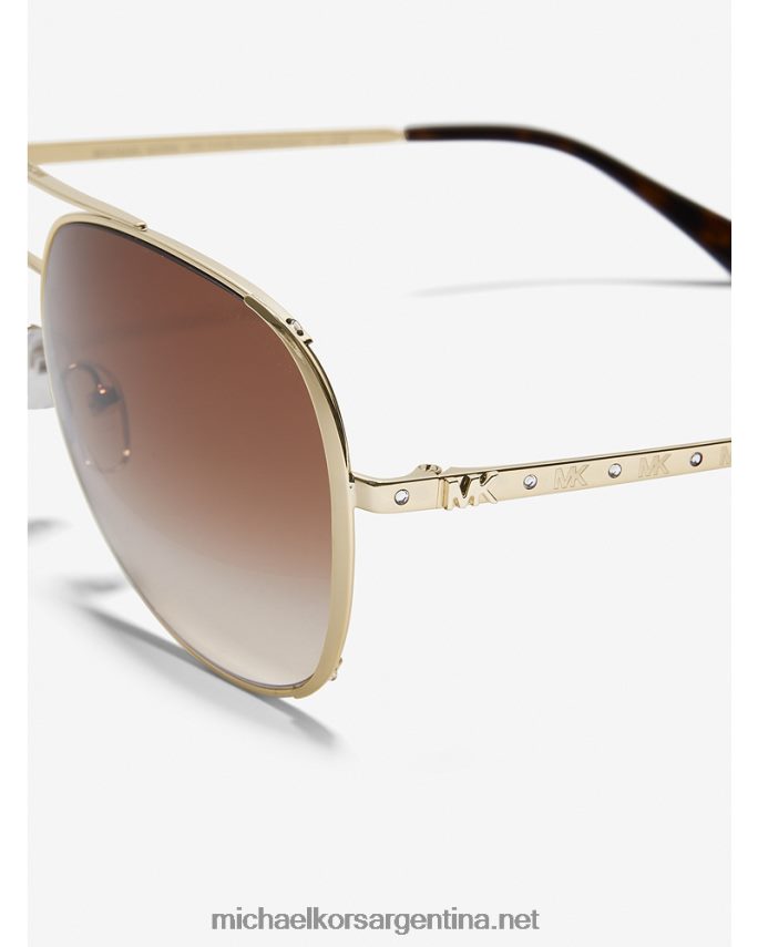 mujer luz de oro gafas de sol brillantes chelsea Michael Kors T46HB02623