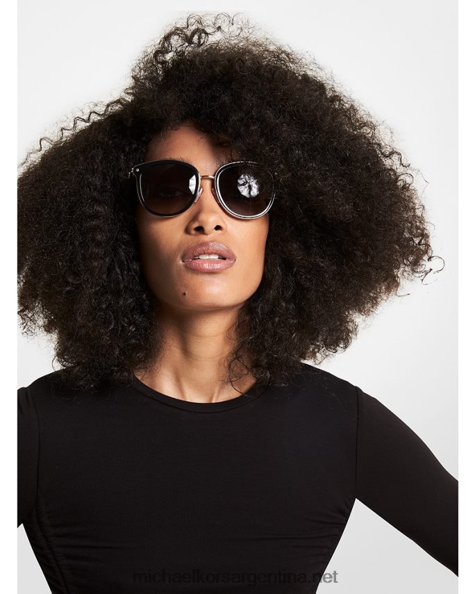 mujer negro adrianna gafas de sol brillantes Michael Kors T46HB02617