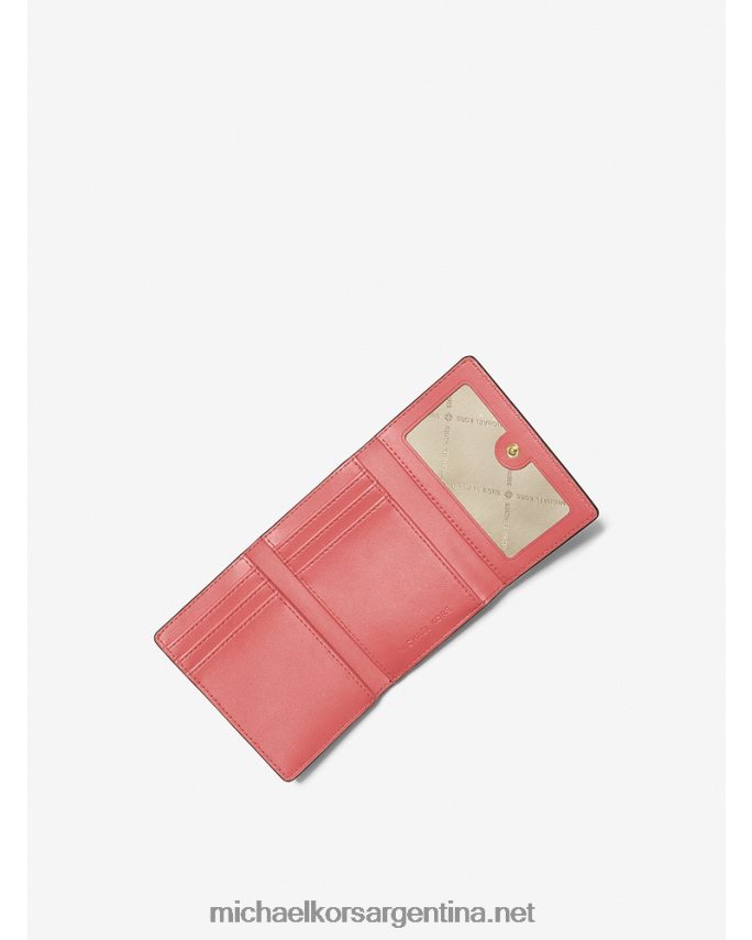 mujer Rosa de té cartera triple jet set travel mediana de piel granulada Michael Kors T46HB01679