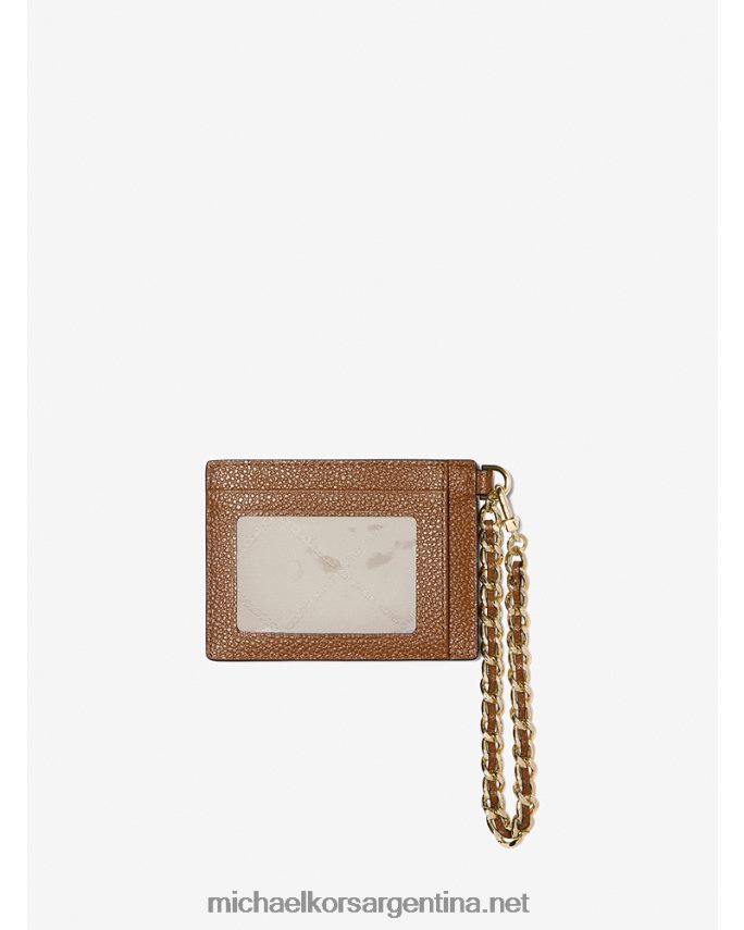 mujer equipaje tarjetero pequeño de piel granulada con cadena Michael Kors T46HB01649