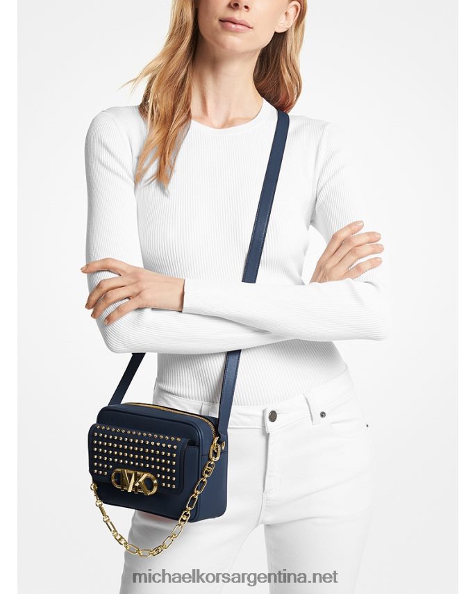 mujer Armada bolsa crossbody parker mediana de piel con tachuelas Michael Kors T46HB0672