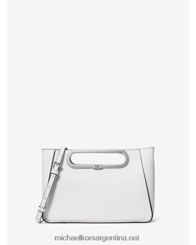 mujer Blanco óptico bolsa crossbody convertible chelsea grande de piel saffiano Michael Kors T46HB0760