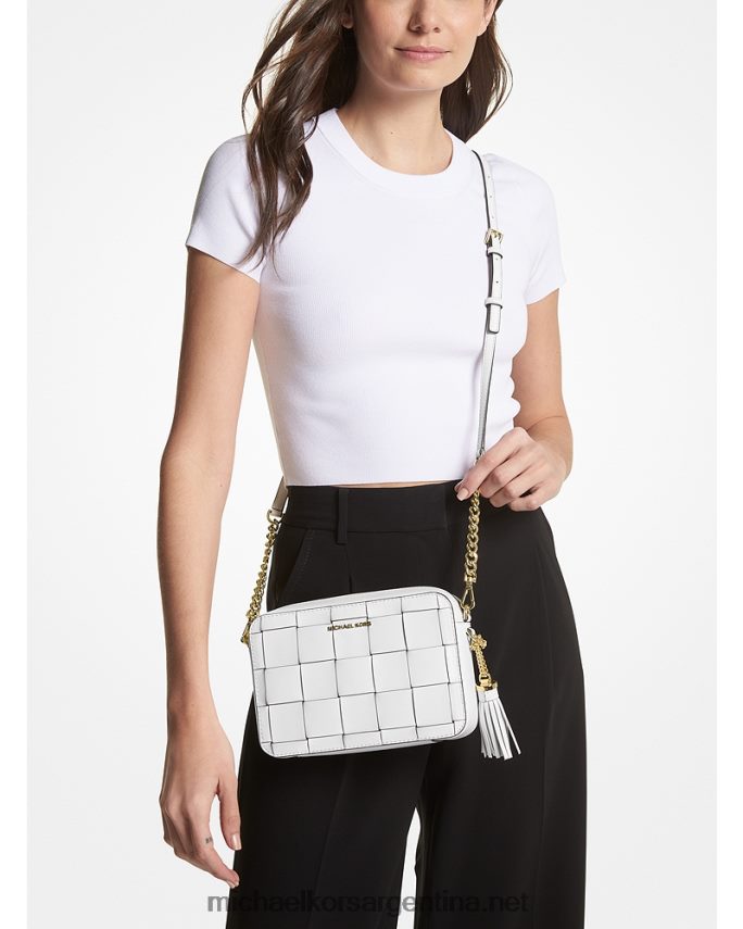 mujer Blanco óptico bolsa crossbody ginny mediana Michael Kors T46HB0641