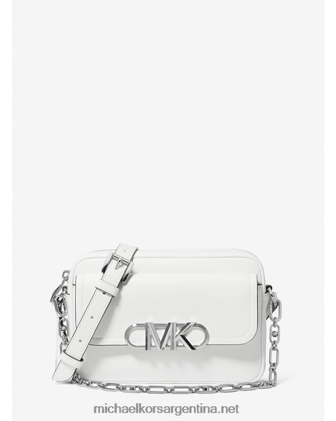 mujer Blanco óptico bolsa crossbody parker mediana de piel Michael Kors T46HB0668