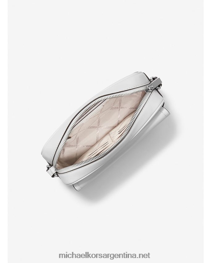 mujer Blanco óptico bolsa crossbody parker mediana de piel Michael Kors T46HB0668