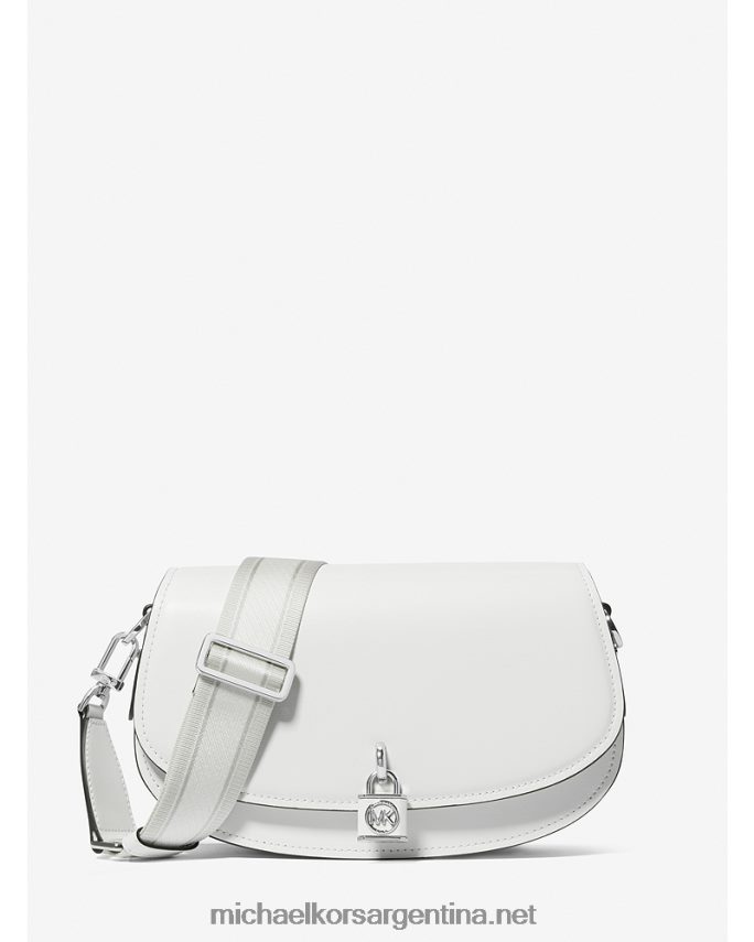 mujer Blanco óptico bolso messenger mila mediano de piel Michael Kors T46HB0661