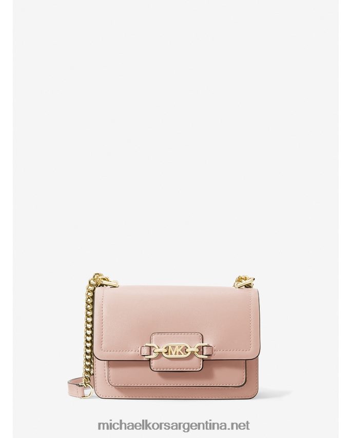 mujer Rosa suave bolsa crossbody extrapequeña de piel jaspeada Michael Kors T46HB0979