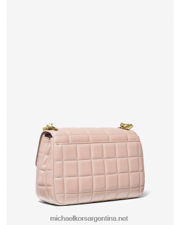 mujer Rosa suave bolsa de hombro soho grande de piel acolchada Michael Kors T46HB0997