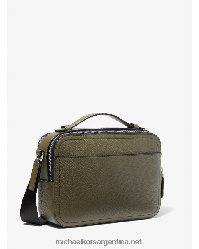 mujer aceituna bolsa crossbody hudson de piel granulada Michael Kors T46HB0832