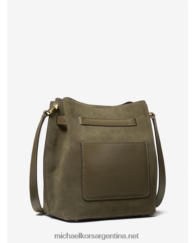 mujer aceituna bolso messenger hamilton legacy mediano de ante Michael Kors T46HB0919