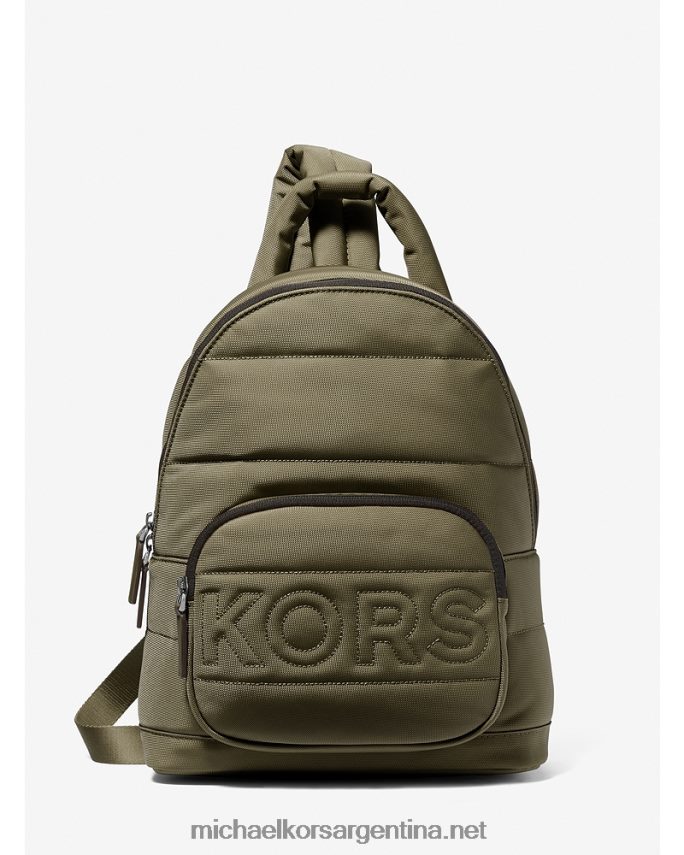 mujer aceituna riñonera kent de nailon reciclado acolchado Michael Kors T46HB0785