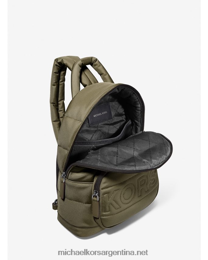 mujer aceituna riñonera kent de nailon reciclado acolchado Michael Kors T46HB0785