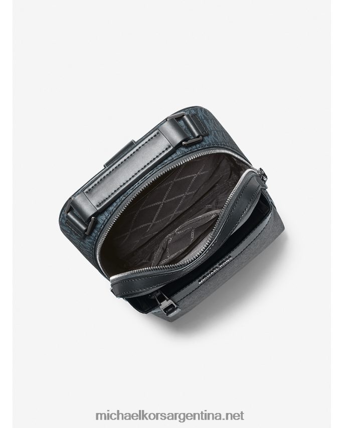 mujer admrl/plazul riñonera con logo de Hudson Michael Kors T46HB0839