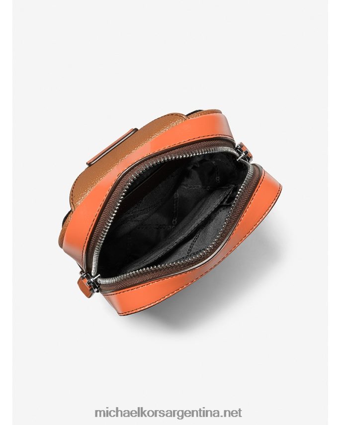 mujer albaricoque riñonera con franja del logo de hudson Michael Kors T46HB0805