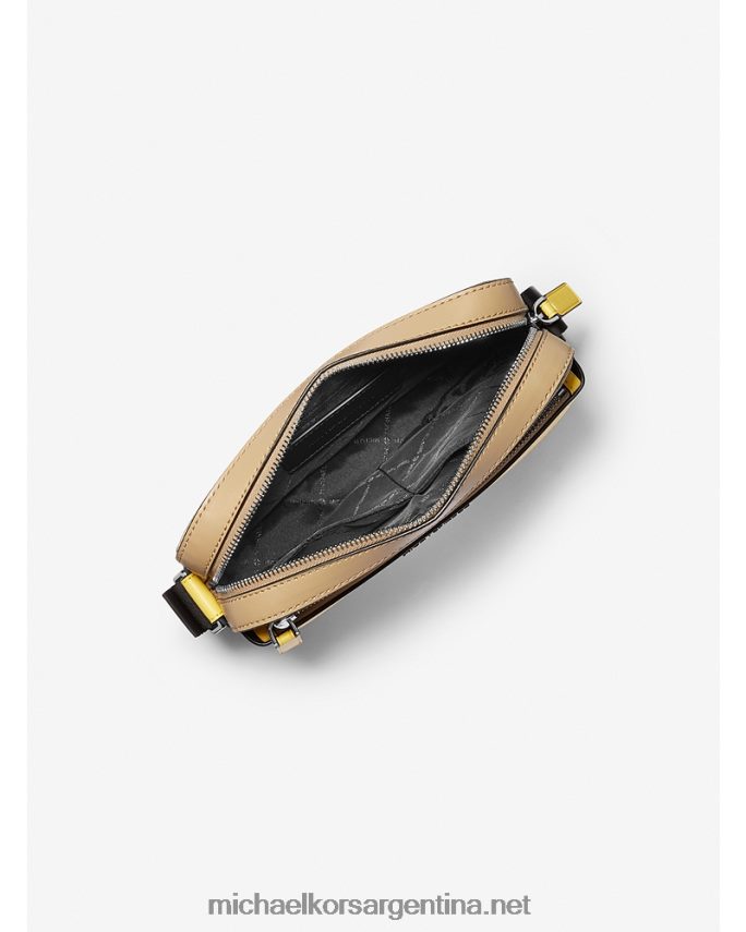 mujer amarillo bolso cámara con logo Michael Kors T46HB0808