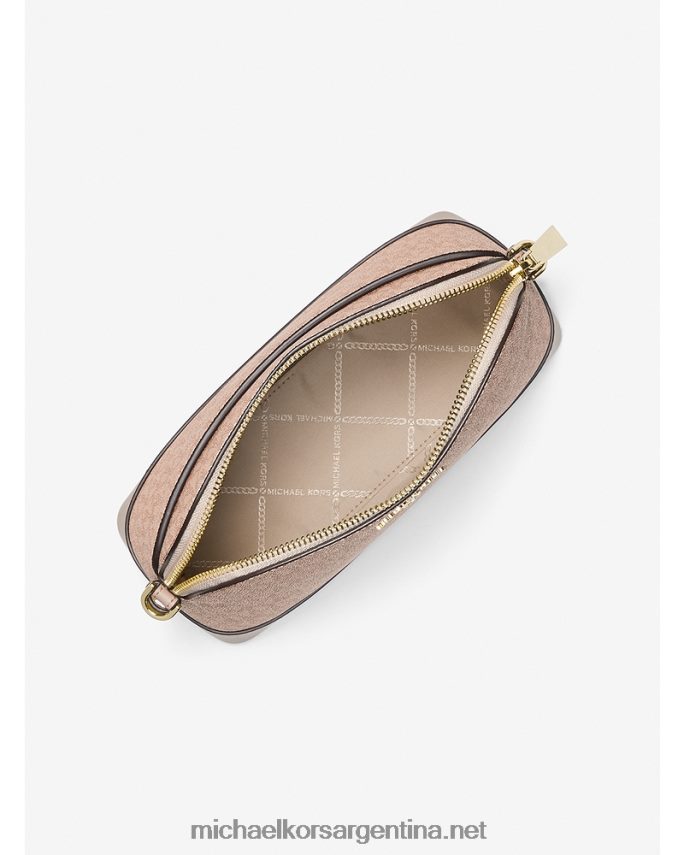 mujer ballet bandolera grande con cúpula del logo Michael Kors T46HB0932