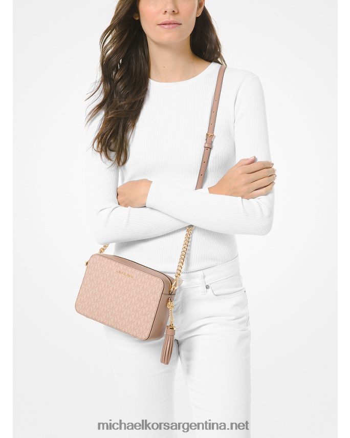 mujer ballet bolsa crossbody Ginny mediana con logo Michael Kors T46HB0747