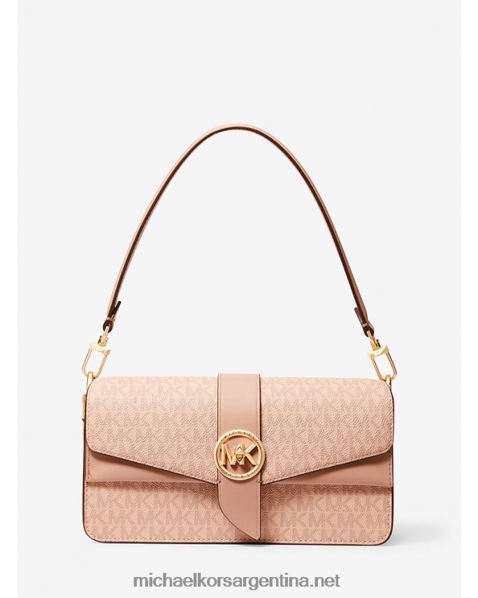 mujer ballet bolsa de hombro Greenwich mediana con logo Michael Kors T46HB0928