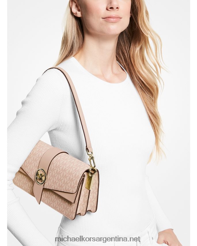 mujer ballet bolsa de hombro Greenwich mediana con logo Michael Kors T46HB0928