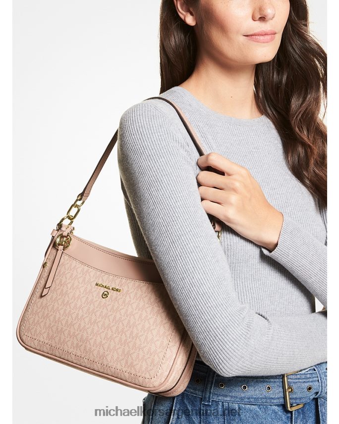 mujer ballet bolsa de hombro Jet Set mediana con logo Michael Kors T46HB01017