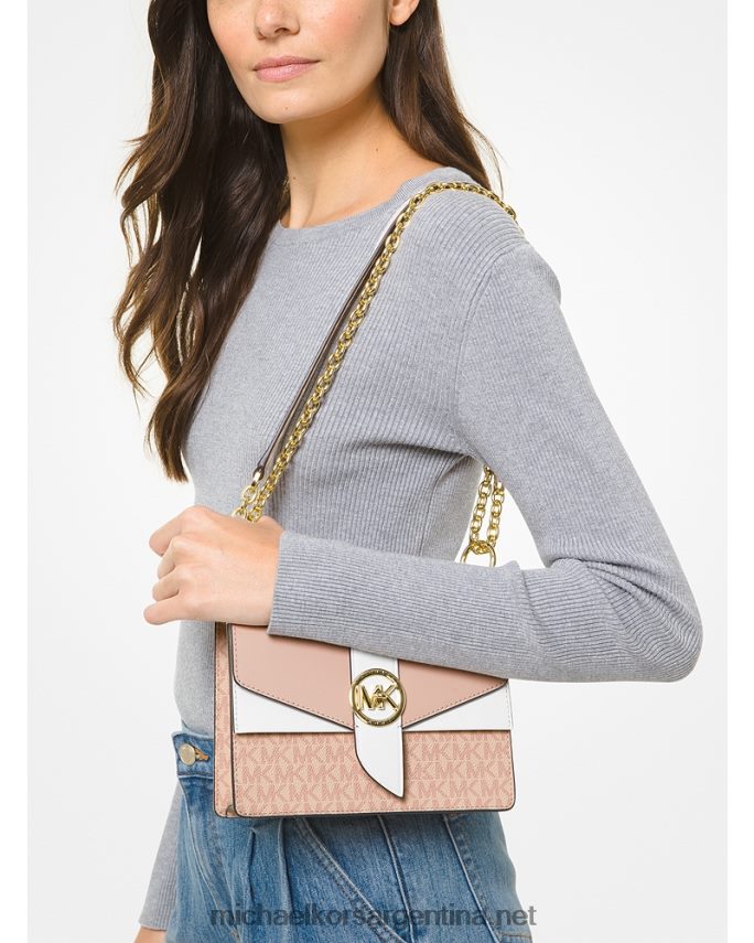 mujer ballet multi bolsa crossbody greenwich pequeña con bloque de color y piel saffiano Michael Kors T46HB0936