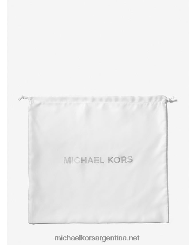 mujer blanco bolsa guardapolvo tejida con logo grande Michael Kors T46HB01036