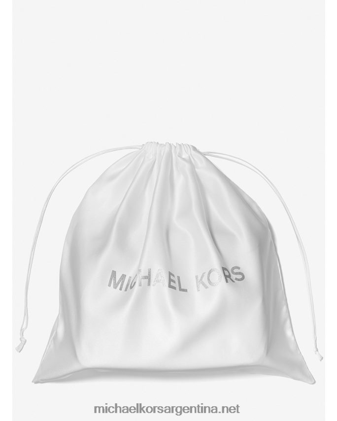 mujer blanco bolsa guardapolvo tejida con logo grande Michael Kors T46HB01036