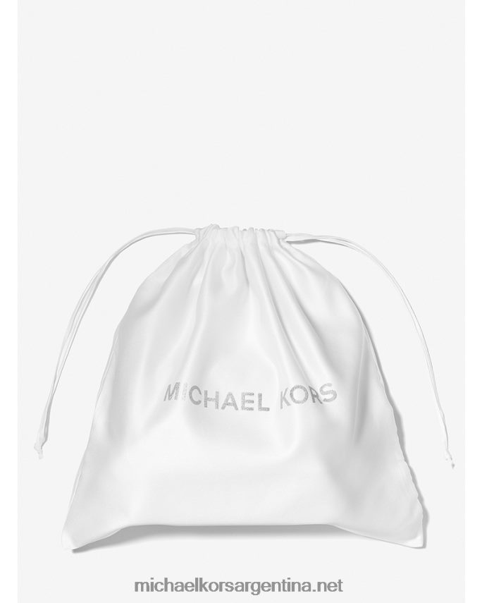 mujer blanco bolsa guardapolvo tejida mediana con logo Michael Kors T46HB01033