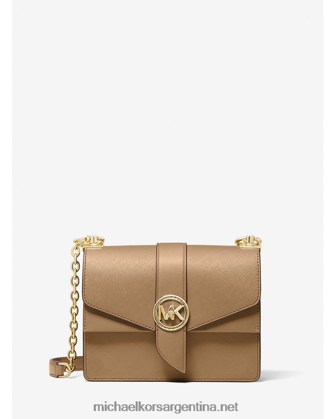 mujer cáscara bolsa crossbody greenwich pequeña de piel saffiano Michael Kors T46HB0963