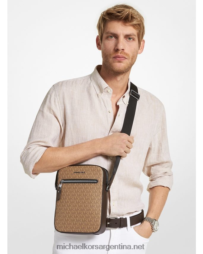 mujer cáscara bolsa de viaje con logo Henry Michael Kors T46HB01031