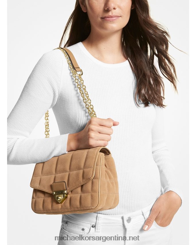 mujer cáscara bolso de hombro soho grande de ante acolchado Michael Kors T46HB0889