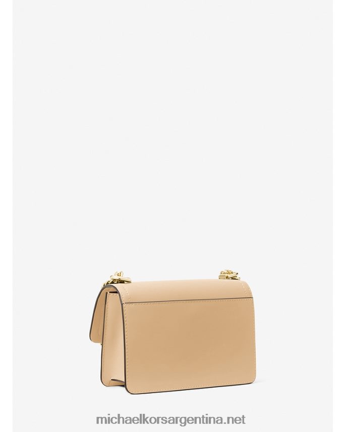 mujer camello bolsa crossbody extrapequeña de piel jaspeada Michael Kors T46HB0715