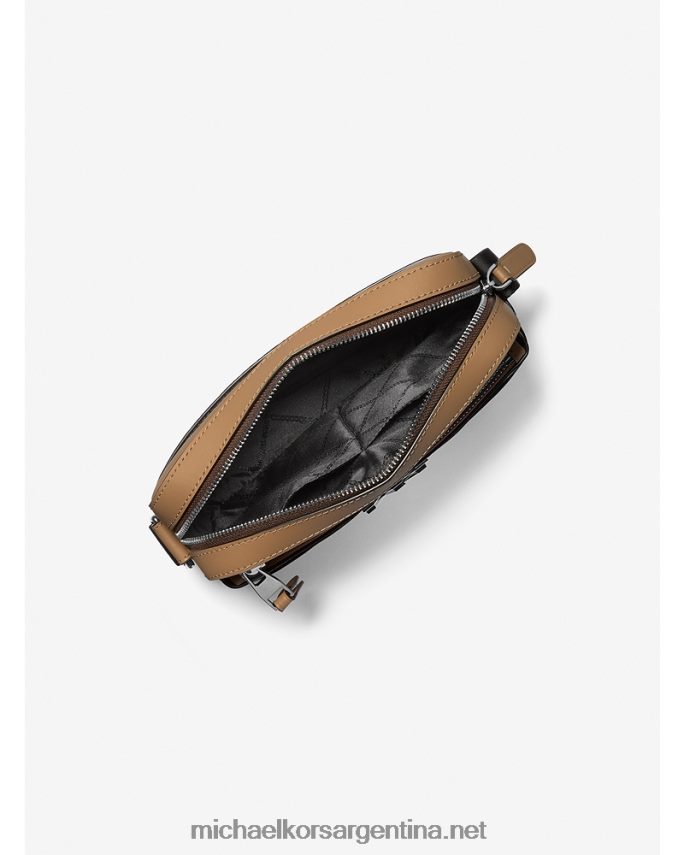 mujer camello bolsa crossbody utilitaria hudson de piel granulada Michael Kors T46HB0794
