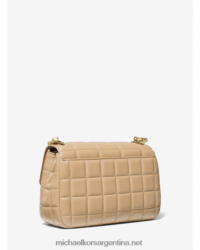 mujer camello bolsa de hombro soho grande de piel acolchada Michael Kors T46HB0973