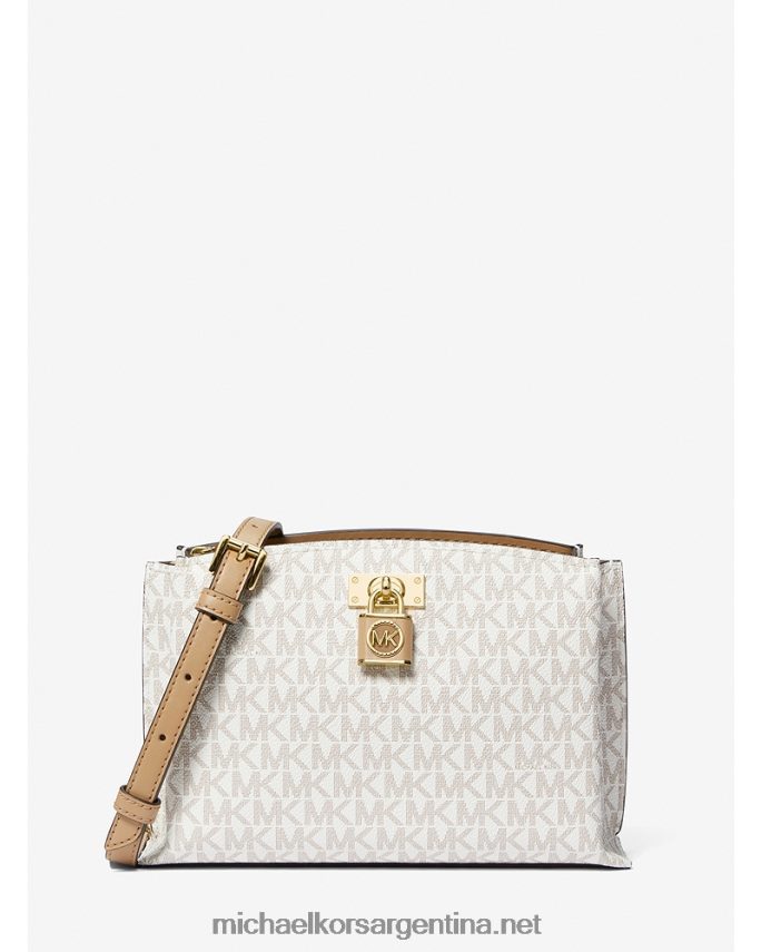 mujer camello bolsa messenger ruby ​​mediana con logo Michael Kors T46HB0723