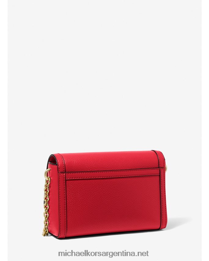 mujer carmesí bolsa crossbody freya convertible pequeña de piel granulada Michael Kors T46HB0944