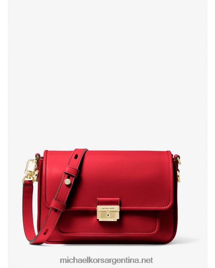 mujer carmesí bolso messenger bradshaw mediano de piel Michael Kors T46HB0968