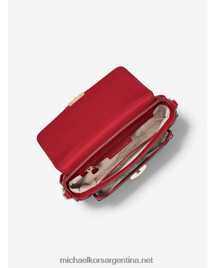mujer carmesí bolso messenger bradshaw mediano de piel Michael Kors T46HB0968