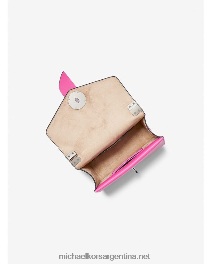 mujer cereza bolsa crossbody greenwich pequeña de piel saffiano Michael Kors T46HB0993