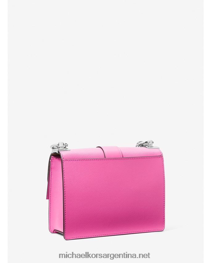 mujer cereza bolsa crossbody greenwich pequeña de piel saffiano Michael Kors T46HB0993