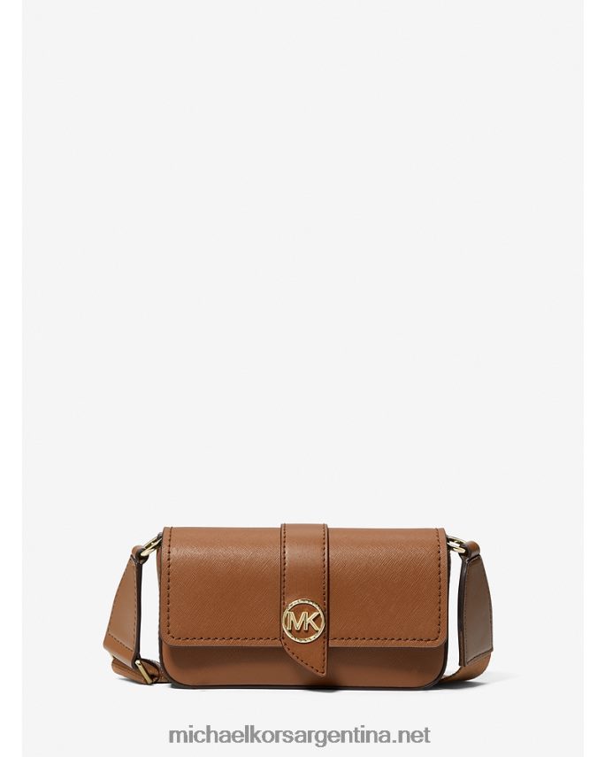 mujer equipaje bandolera greenwich extrapequeña de piel saffiano Michael Kors T46HB0857