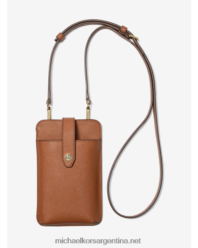 mujer equipaje bandolera para smartphone de piel saffiano Michael Kors T46HB0872