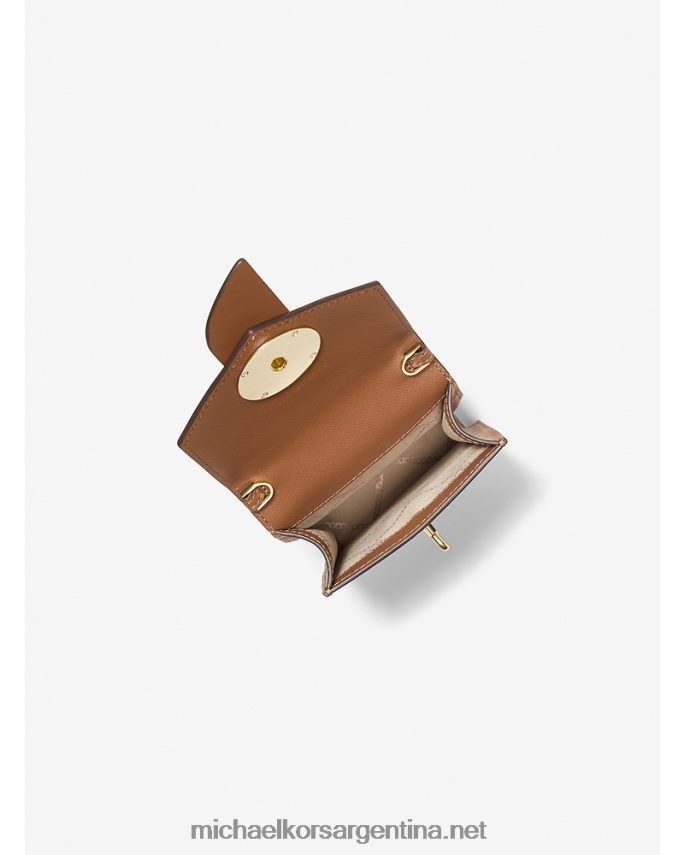 mujer equipaje bandolera pequeña para smartphone de piel saffiano Michael Kors T46HB01027