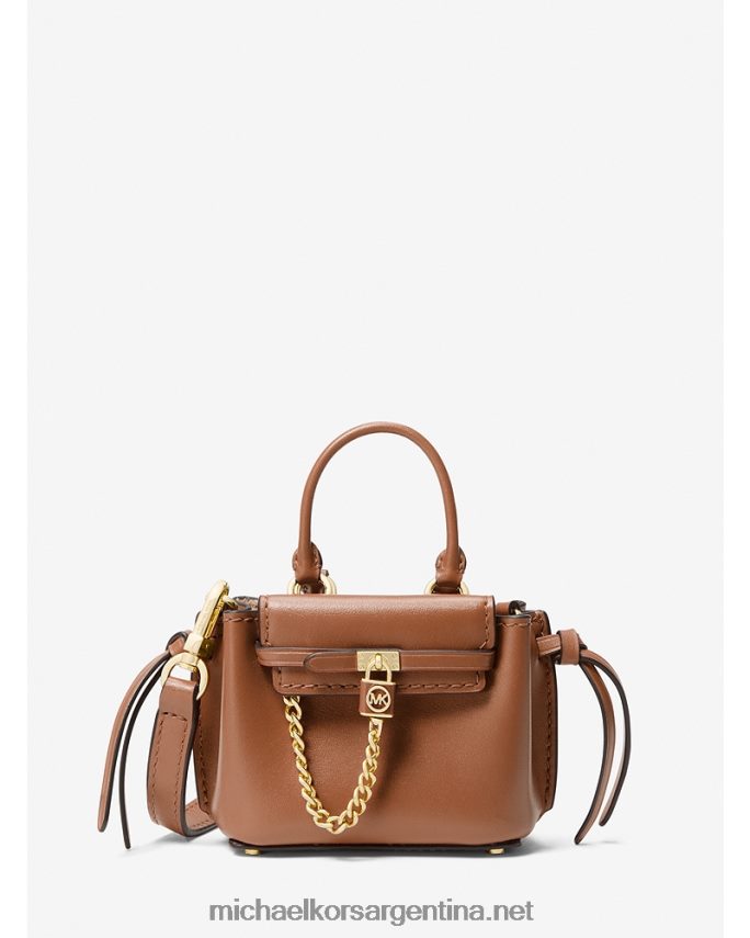 mujer equipaje bolsa crossbody hamilton Legacy de microcuero con cinturón Michael Kors T46HB0655