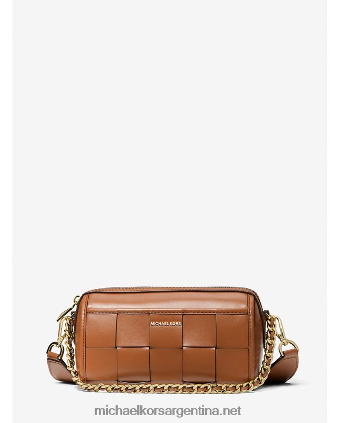 mujer equipaje bolsa crossbody jet set pequeña de piel entretejida Michael Kors T46HB0881