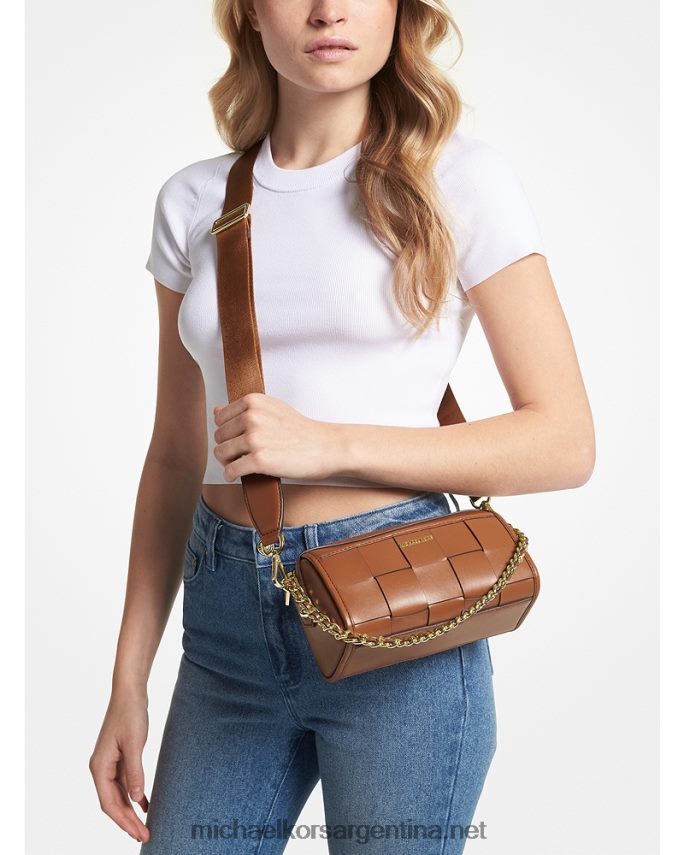 mujer equipaje bolsa crossbody jet set pequeña de piel entretejida Michael Kors T46HB0881